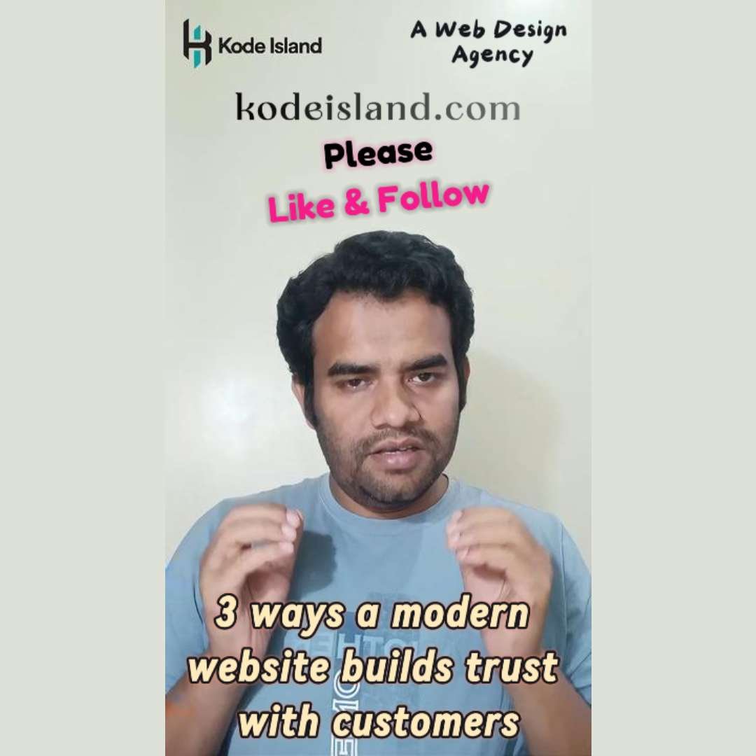 Three ways a modern website builds trust with customers