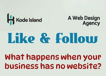 What happens when your business has no website?