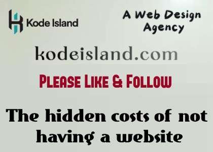 The hidden costs of not having a website