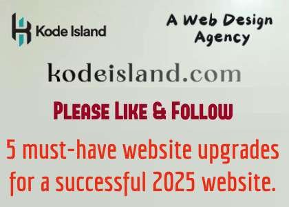 5 must-have website upgrades for a successful 2025 website.