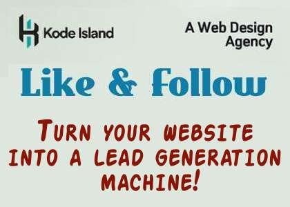 Your website should operate as a lead-generation tool.
