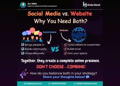 Social media brings people in, but your website turns them into customers.